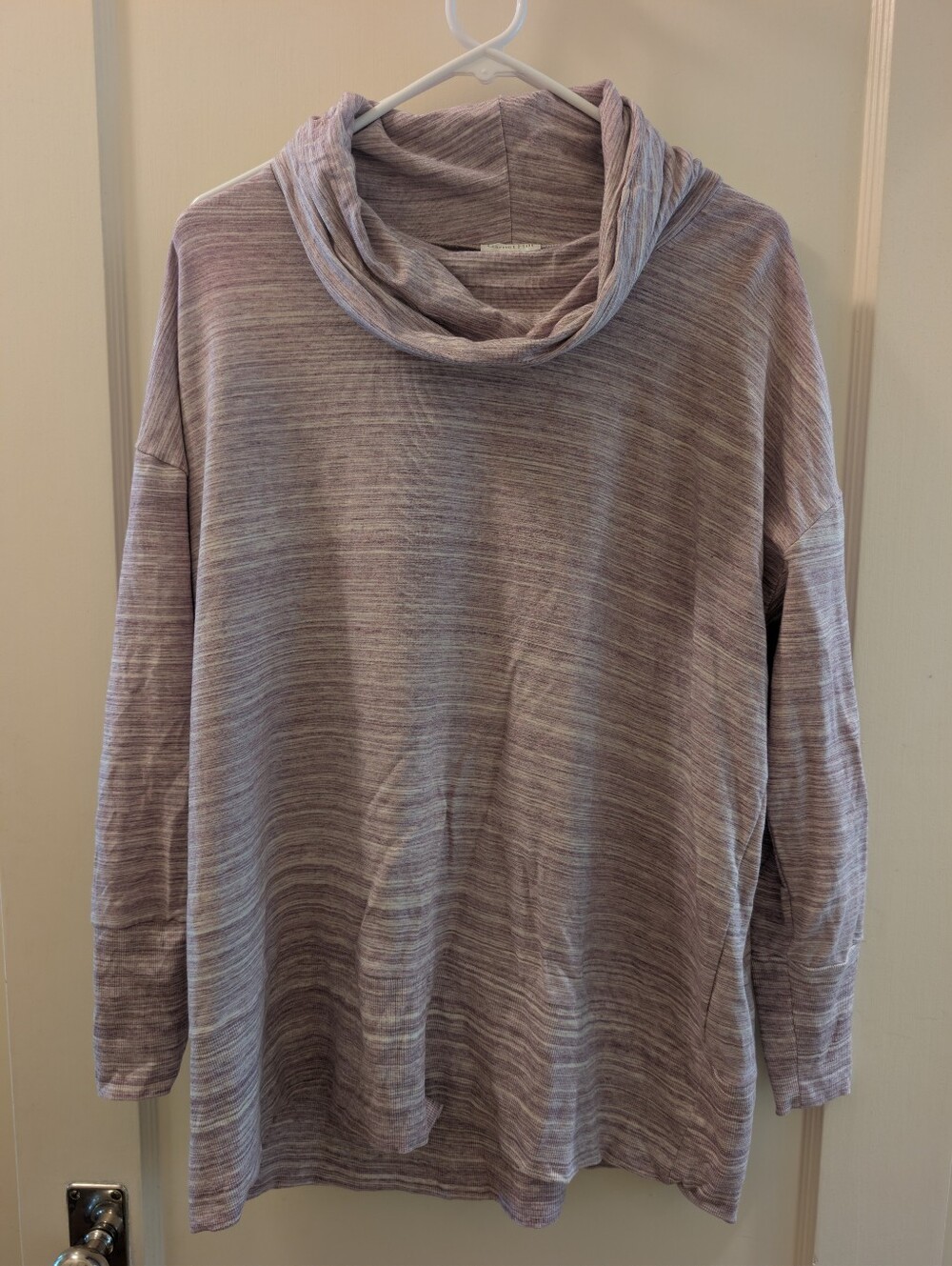 Garbet Hill Light Lavender Cowl Neck Women's Tencel Top EUC